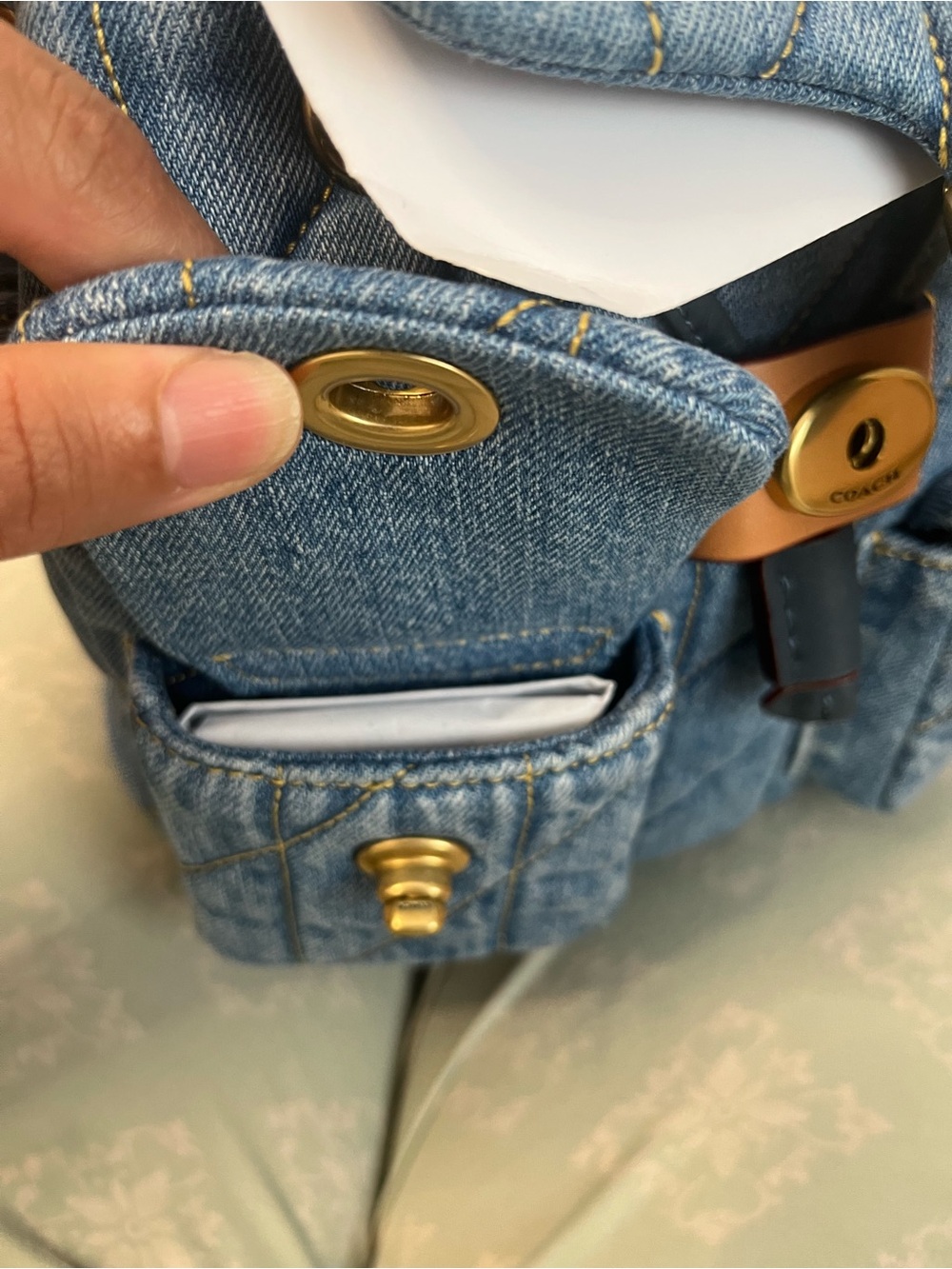 Coach Quilted Tabby Backpack - Picture 7 of 8